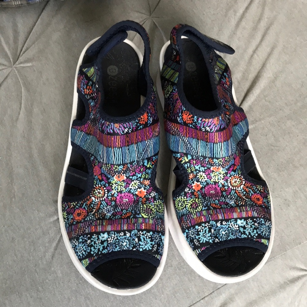 Bzees Blue Sport Sandals - 8.5 worn once